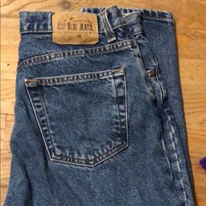 High waisted Gap mom jeans